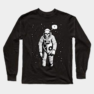 Dead Astronaut floating in Space Long Sleeve T-Shirt